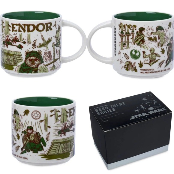 🔥 2021 Starbucks Star Wars Cups Set Tatooine Endor Batuu Been There Series Mugs - Picture 12 of 16